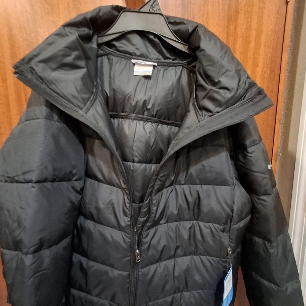 Columbia Omni-Shield Puffer Jacket Women's XL Black - Picture 3 of 5